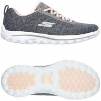 Skechers Go Walk Sport Damen Golfschuhe, Grau / Weiß