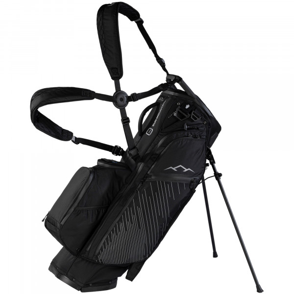 Sun Mountain 2026 H2NO 14-Way Waterproof Hybrid Standbag, Black / Steel