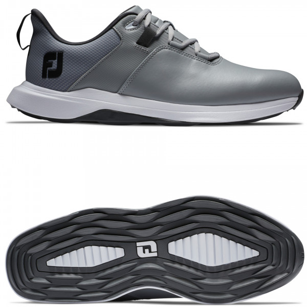 FootJoy Pro Lite Herren Golfschuhe, Grau / Weiß