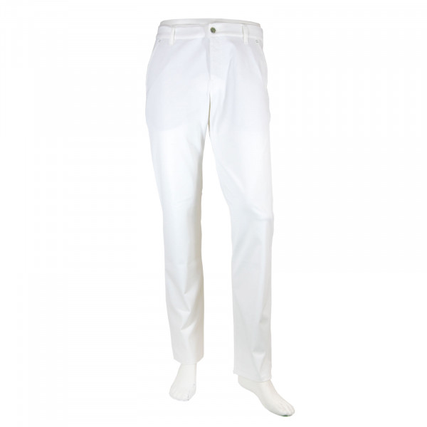 Alberto Golf Pro 3xDry Cooler Herren Golfhose, Weiss