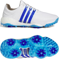 Adidas 2023 Tour 360 Herren Golfschuhe, Weiß / Blau