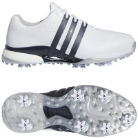 Adidas 2025 Tour 360 Herren Golfschuhe, Weiß / Blau Adidas 2025 Tour 360 Herren Golfschuhe, Weiß / Blau