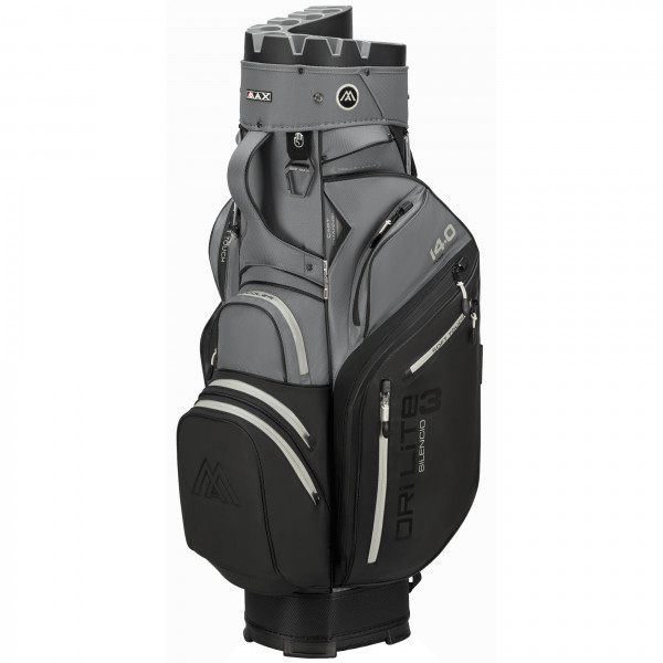 Big Max Dri Lite Silencio 3 Cartbag, Schwarz / Grau