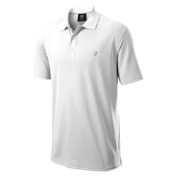 Wilson Staff 2024 Classic Herren Golf Polo, Weiß