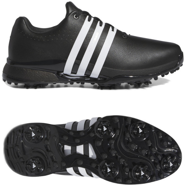Adidas 2025 Tour 360 Herren Golfschuhe, Schwarz / Weiß