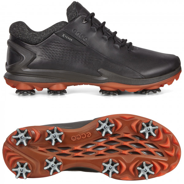 Ecco 2022 Biom G3 GTX Herren Golfschuhe, Schwarz