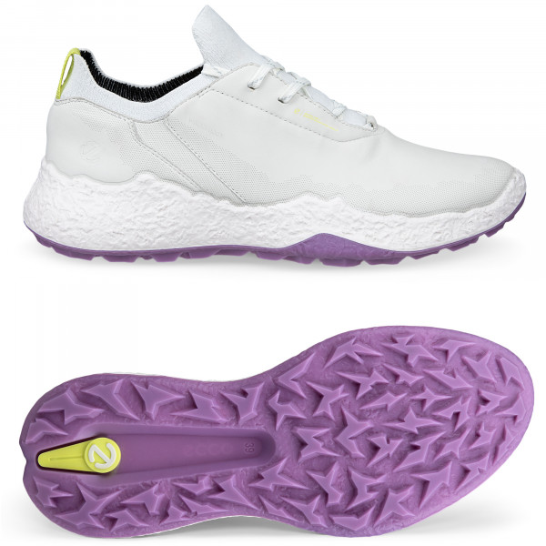 Ecco Biom H5 Damen Golfschuhe, Weiß / Lavender