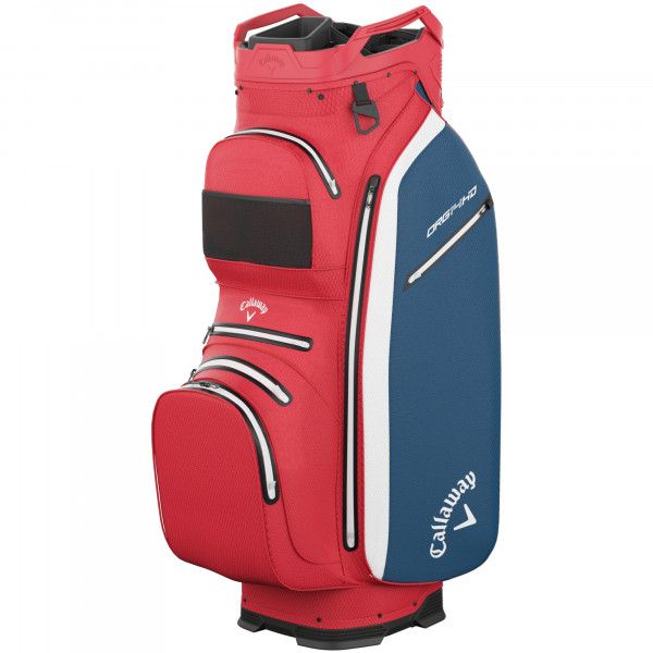 Callaway 2026 Org 14 HD Waterproof Cartbag, Rot / Weiß / Navy