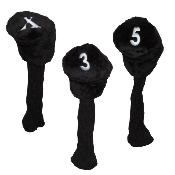 Hölzer Headcover, 3er Pack, Farbe Schwarz