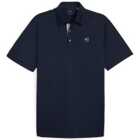 Puma Golf Herren Solid Polo, Navy