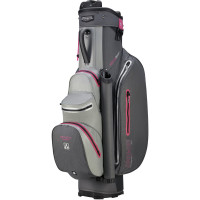 Bennington 2023 DRY Quiet Organizer 9 (QO 9) Waterproof Damen Cartbag, Canon Grey / Silver Pink
