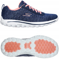 Skechers Go Walk Sport Damen Golfschuhe, Navy / Pink / Weiß