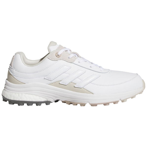 Adidas 2025 Zoysia Damen Golfschuhe, Weiß / Hellbraun