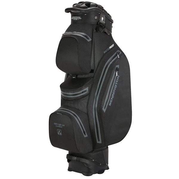 Bennington 2025 DRY Quiet Organizer 14 (QO 14) Waterproof Cartbag, Schwarz