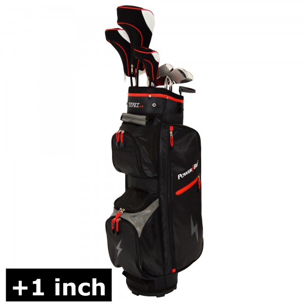 PowerBilt TPX 4.0 Herren Komplettset / Golfset, Rechtshand, +1 Inch länger