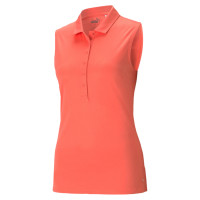 Puma Golf Rotation Damen Kurzarm Polo, Orange