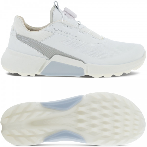 Ecco Biom H4 GTX BOA Damen Golfschuhe, Weiß / Grau