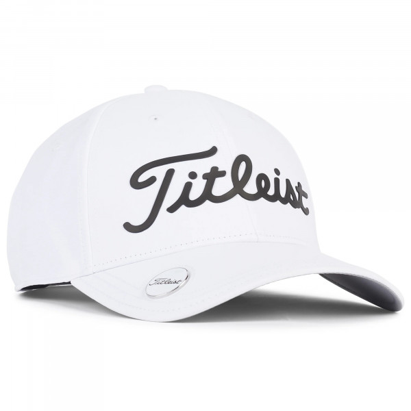 Titleist 2025 Players Performance Ball Marker Cap, Weiß / Schwarz