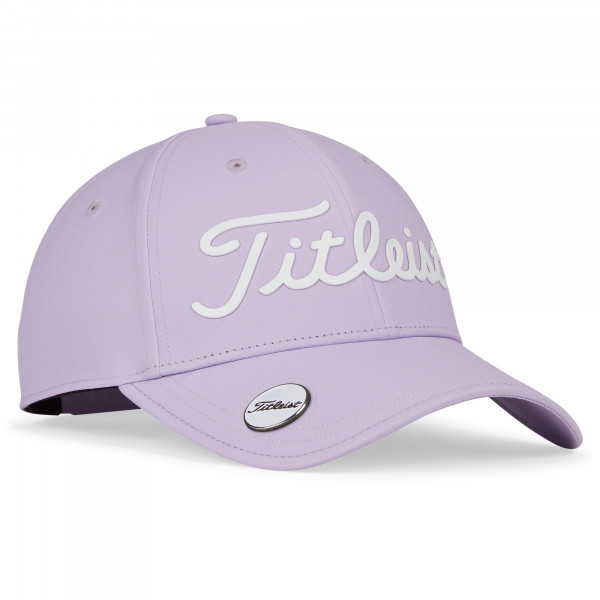 Titleist 2024 Players Performance Damen Ball Marker Cap, Flieder / Weiß