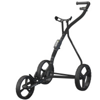 Wishbone ONE Golftrolley inkl. Schirmhalter und Scorecardhalter, Schwarz / Grau