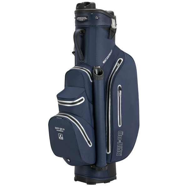 Bennington 2025 DRY Quiet Organizer 9 (QO 9) Waterproof Cartbag, Navy / Silver