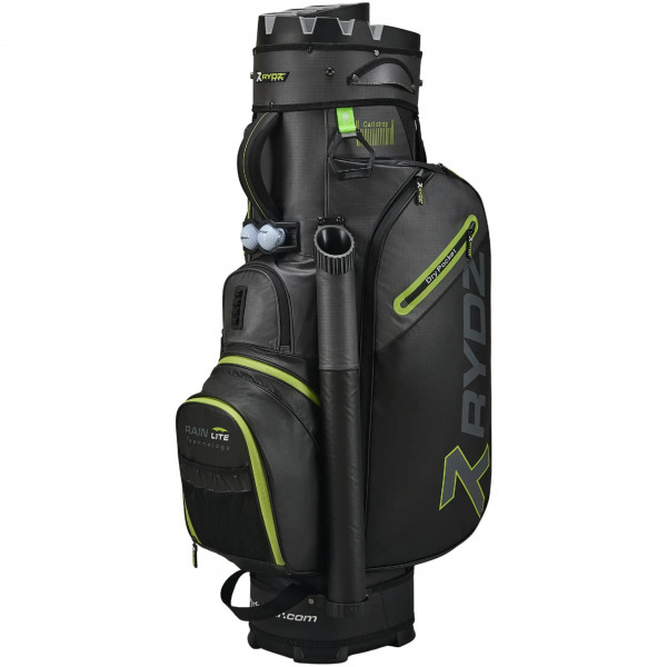 Rydz Gear Lucky Nine Silencer Cartbag, Schwarz / Grau / Grün