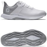 FootJoy Pro Lite Damen Golfschuhe, Weiß / Grau