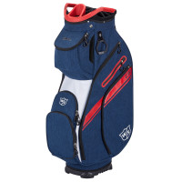 Wilson Staff EXO II Cartbag, Navy / Weiß / Rot