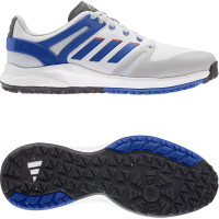 Adidas 2022 EQT Spikeless Herren Golfschuhe, WIDE, Weiß / Blau