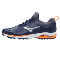 Mizuno Wave Cadence Spikeless Herren Golfschuhe, Navy / Weiß / Orange