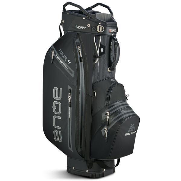 Big Max Aqua Tour 4 Waterproof Cartbag, Schwarz