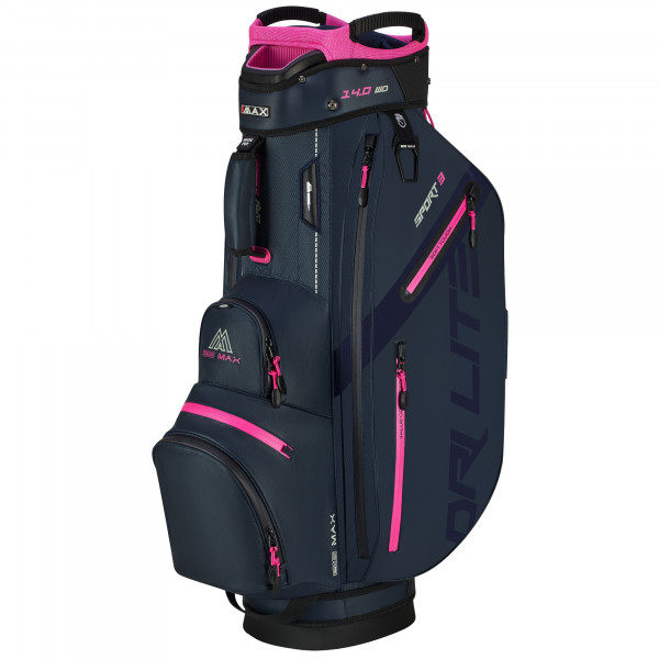 Big Max Dri Lite Sport 3 Waterproof Damen Cartbag, Blau / Fuchsia