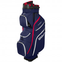 Wilson Staff 2025 I-LOCK 4 Cartbag, Navy / Weiß / Rot