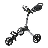 Bag Boy NITRON Auto-Open 3-Rad Golftrolley, Silber / Schwarz