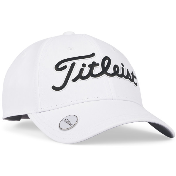 Titleist 2026 Players Performance Damen Ball Marker Cap, Weiß / Schwarz