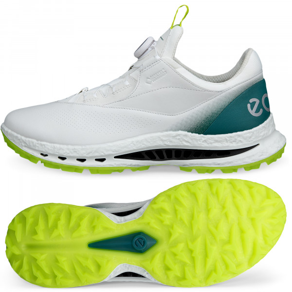 Ecco Biom C5 GTX BOA Herren Golfschuhe, Weiß / Grün