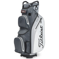 Titleist 2024 Cart 14 StaDry Waterproof Cartbag, Dunkelgrau / Grau / Weiß