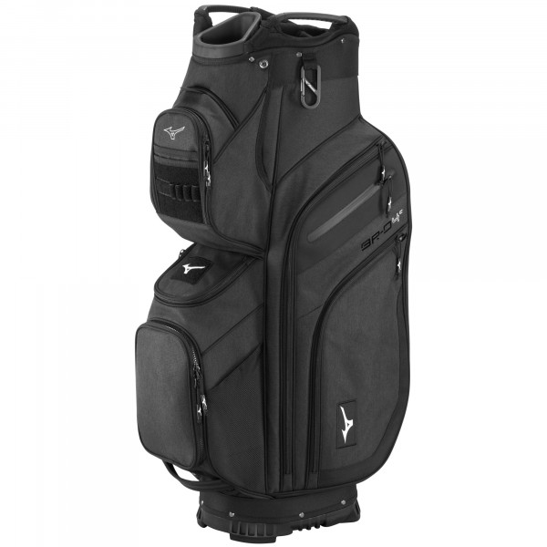 Mizuno 2025 BR-D4 Cartbag, Heathered Charcoal (Dunkelgrau)