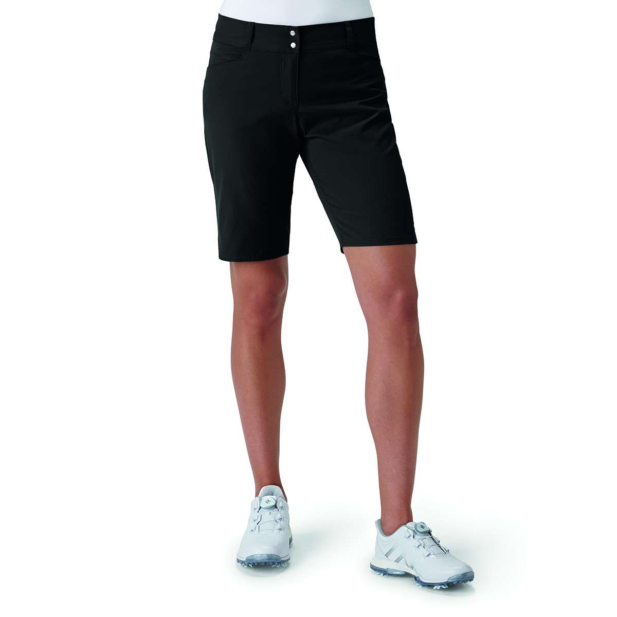 Adidas Damen Golf Bermuda Shorts, Schwarz günstig kaufen Golflädchen