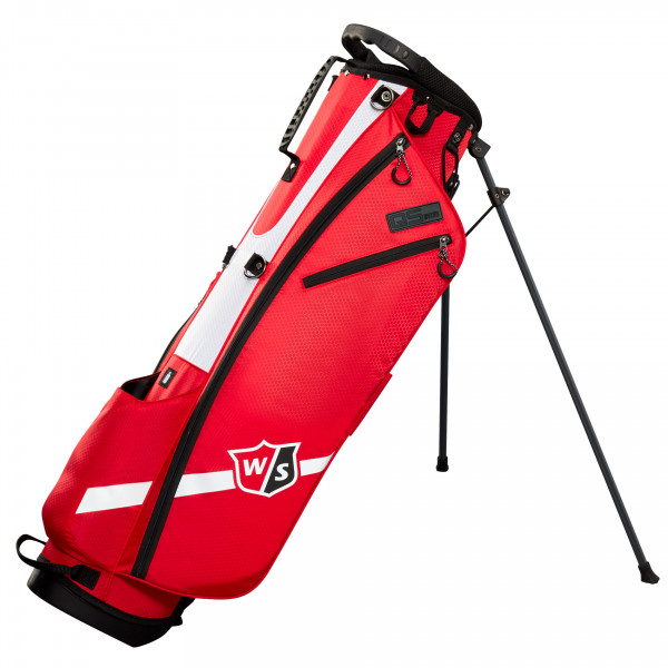 Wilson Staff Quiver QS Standbag, Rot / Weiß / Schwarz