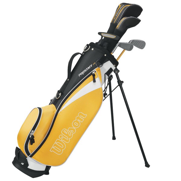 Wilson Pro Staff HDX Junior Kinder Golfset (8-11 Jahre oder 129-142cm) (Gelb), Rechtshand