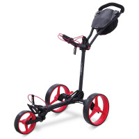 Big Max Blade Trio 3-Rad Golftrolley, Schwarz / Rot