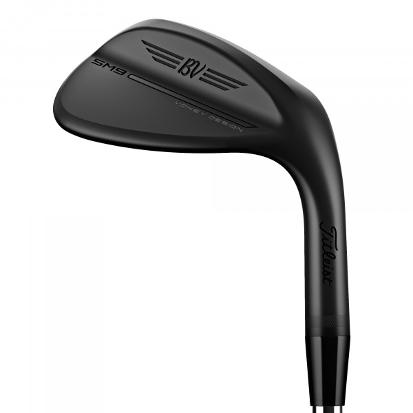 Titleist Vokey Design SM9 DEMO Wedge, Jet Black, Stahlschaft, Herren Rechtshand