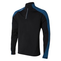 Wilson Staff Performance Thermal Tech Herren Pullover, Schwarz / Blau