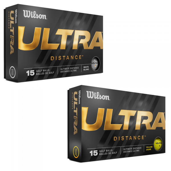 Wilson 2024 Ultra Distance Golfbälle, 15 Stück