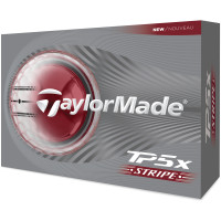 Taylor Made 2026 TP5x Stripe Golfbälle, Weiß, 12 Stück