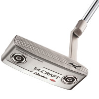 Mizuno M-Craft OSAKA P Putter, Plumber's Neck, Chrome, Rechtshand, 34 Inch Länge