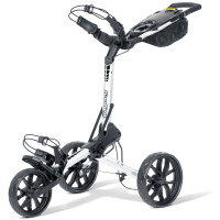 Bag Boy Slimfold 3-Rad Golftrolley, Weiß / Schwarz