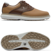 FootJoy Traditions Spikeless 2024 Herren Golfschuhe, Braun