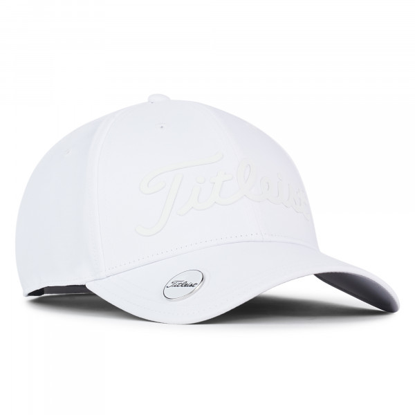 Titleist 2025 Players Performance Ball Marker Cap, Weiß